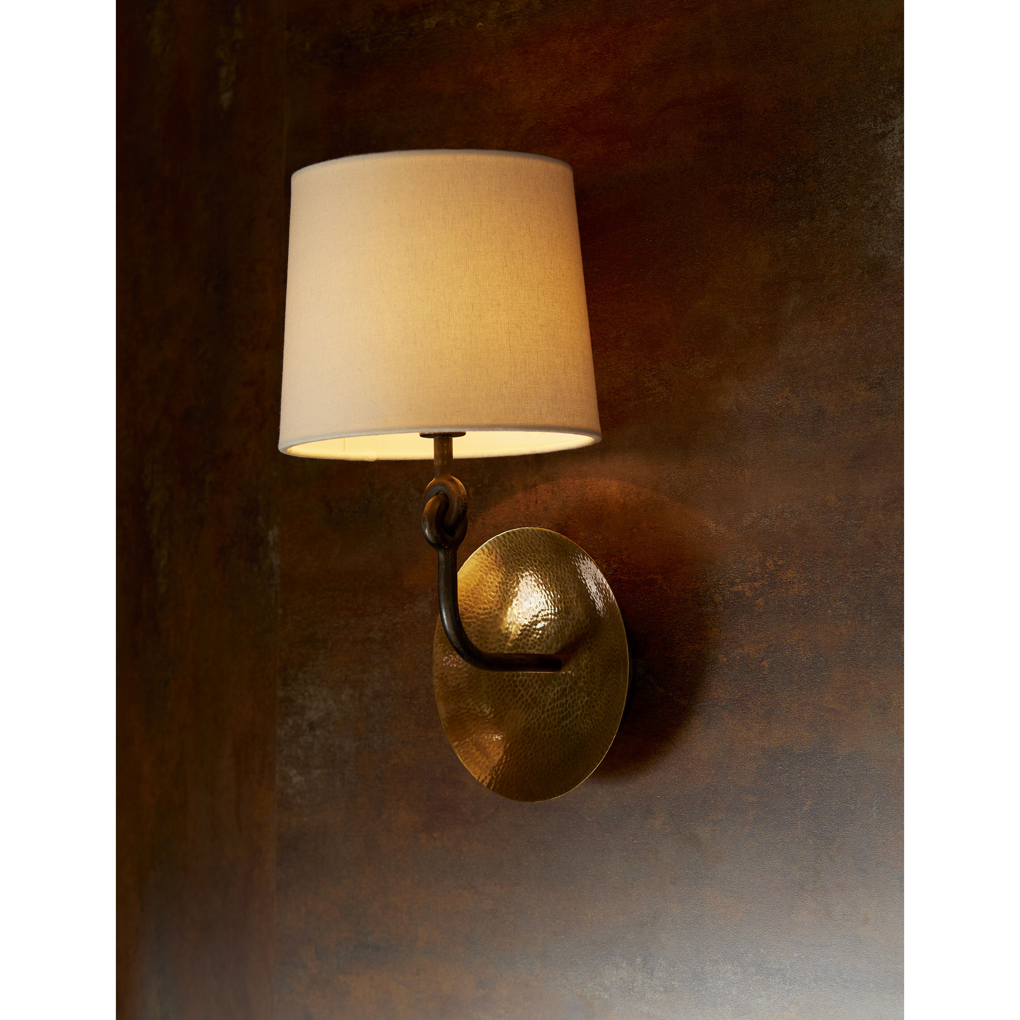 Giles 1 Light 8 inch Antique Brass Sconce Wall Light